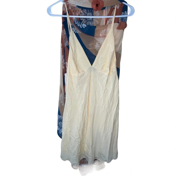 Free People Daria Shirtdress Floral Maxi Size Small Button Up Boho Flowy Retro - Picture 4 of 12